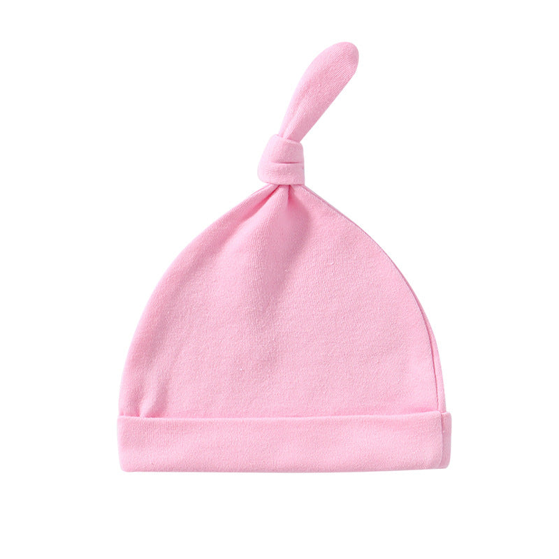 Baby Multicolor Pullover Long Tail Hat Single Layel Tire Caps