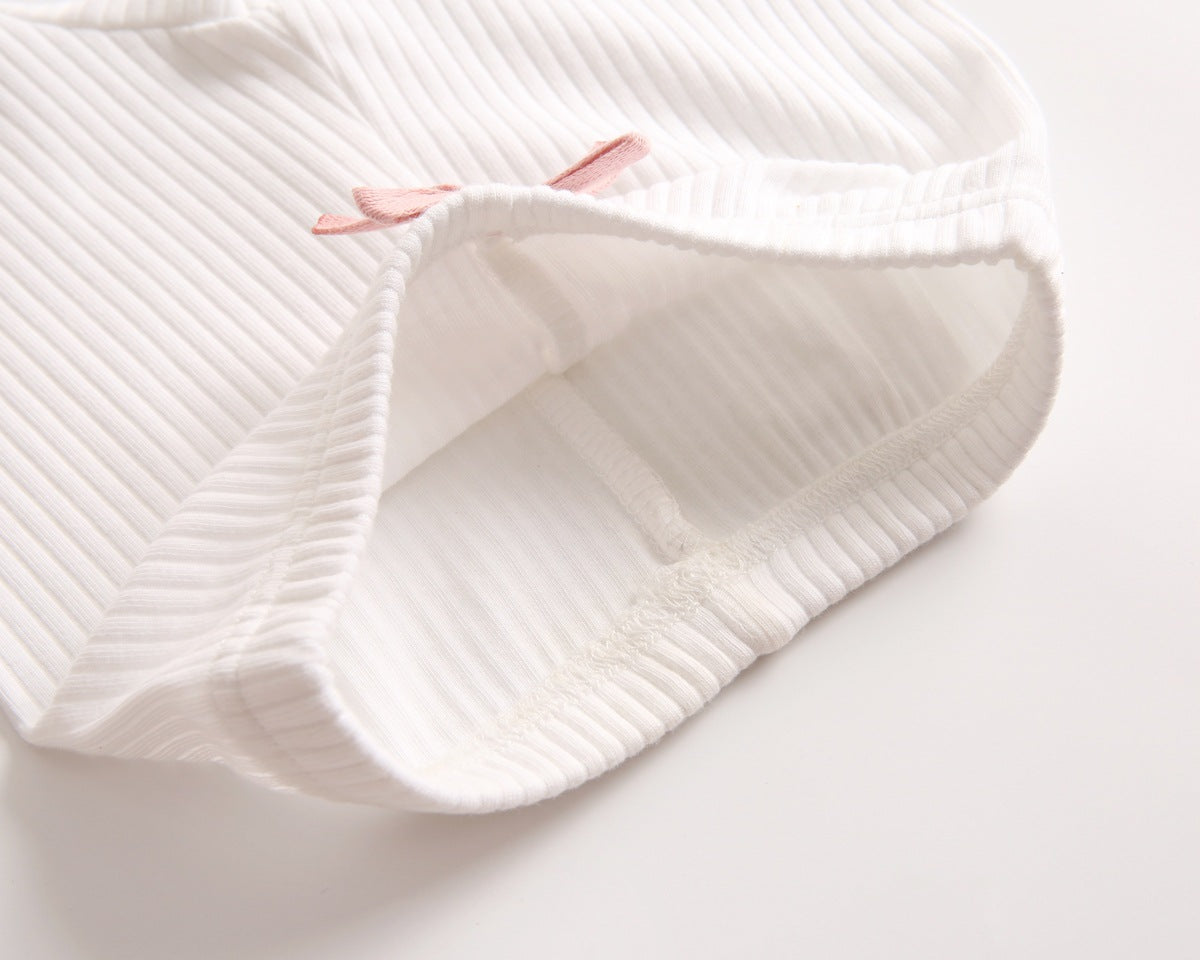 Baby Girl Solid Color Pants Leggings With Bow Decoration, MyKids-USA®, Baby & Toddler Bottoms, MyKids-USA -  -  -  -  -  -  - 