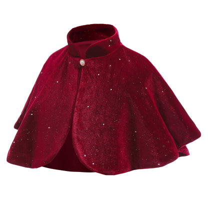 Baby Girl Solid Color Christmas Beautiful Shawl Cape Party Clothes, MyKids-USA®, Baby & Toddler Outerwear, MyKids-USA -  -  -  -  -  -  - 