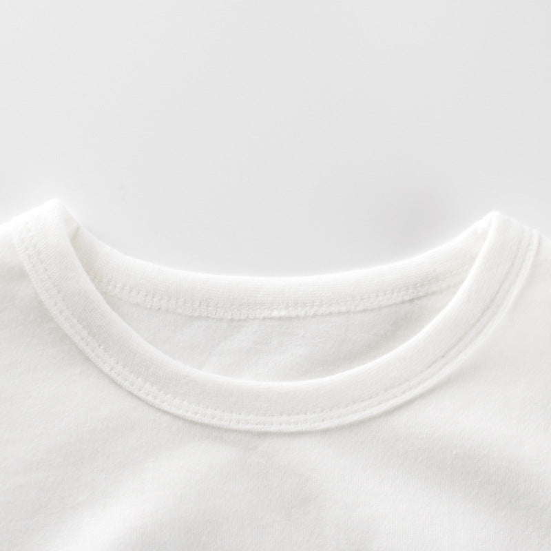 Baby Boy Slogan Pattern Long Sleeve Pullover Quality Shirt