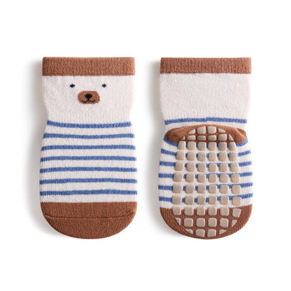 Baby Cartoon Dog Print Pattern Mid Tube Design Fashion Cute Toddler Socks