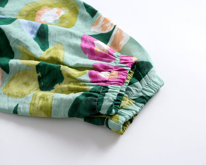 Baby Girl Floral Print O-Neck T-Shirt Combo Trousers Sets, MyKids-USA®, Baby & Toddler Outerwear, MyKids-USA -  -  -  -  -  -  - 