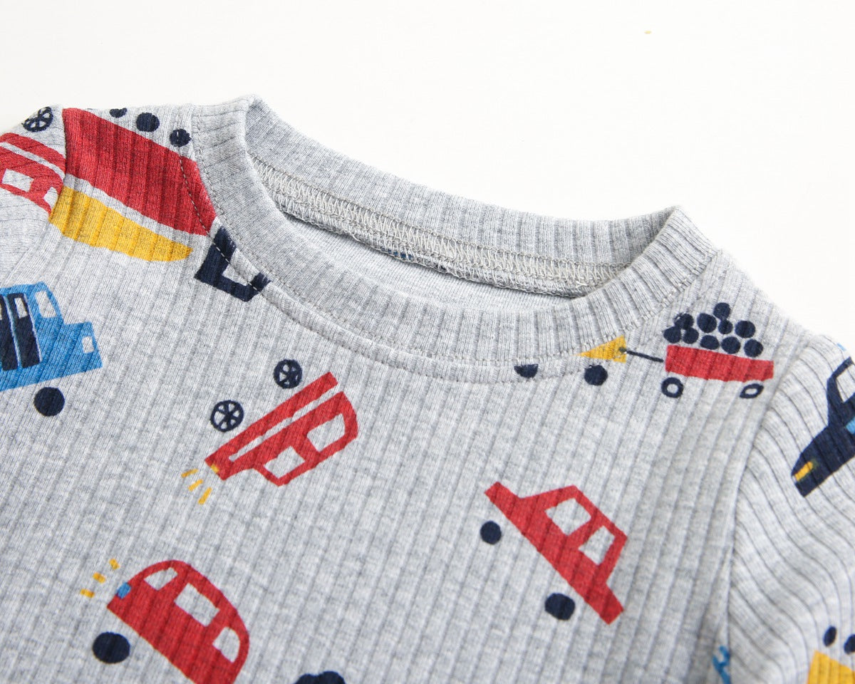 Baby 2pcs Cartoon Graphic Soft Cotton Shirt Combo Pants Sets Tracksuit, MyKids-USA®, Baby & Toddler Outfits, MyKids-USA -  -  -  -  -  -  - 