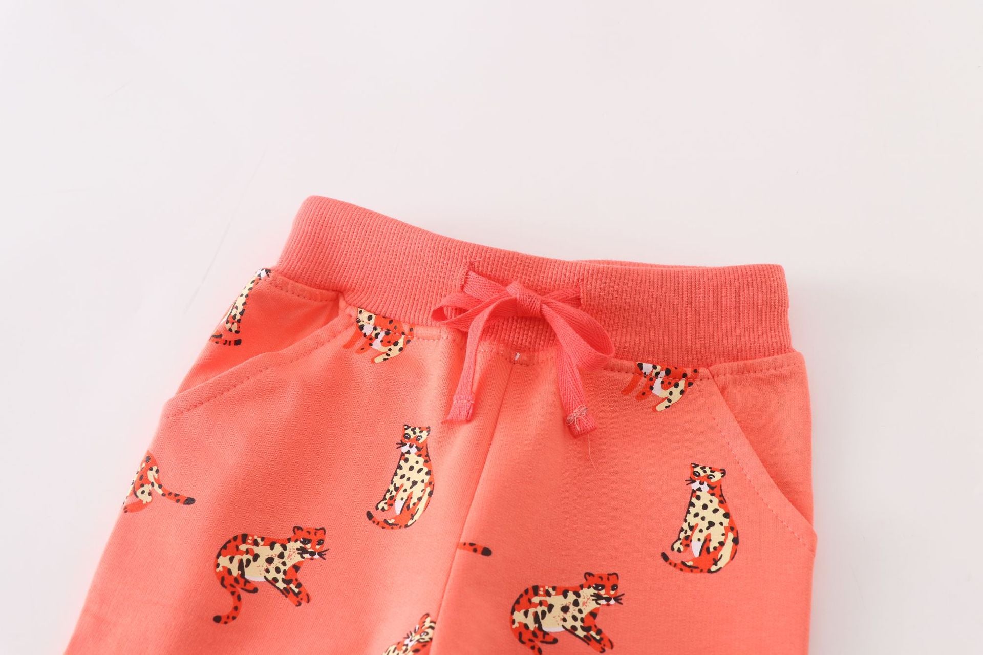 Baby Boy Cartoon Animal Pattern Soft Cotton Trousers My Kids-USA
