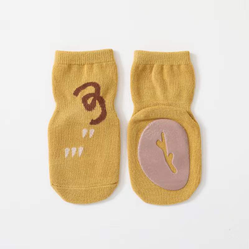 Baby Unisex Non-Slip Cartoon Pattern Socks In