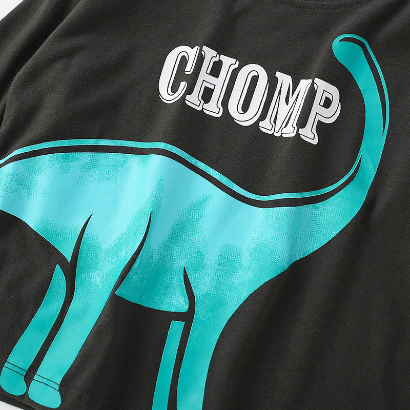 Baby Cute Dinosaur Graphic Long Sleeve O-Neck Autumn New Style Shirt, MyKids-USA®, Baby & Toddler Outerwear, MyKids-USA -  -  -  -  -  -  - 