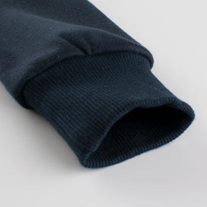 Boys Whales Print Round Collar Long-Sleeved Sweatshirt