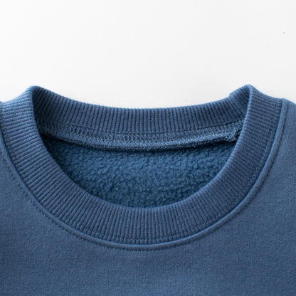 Baby Boy Slogan Pirnt Pattern Long Sleeve Pullover Thickened Hoodie, MyKids-USA®, Baby & Toddler Outerwear, MyKids-USA -  -  -  -  -  -  - 