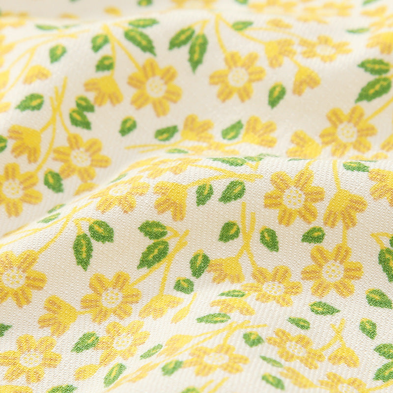 Bébé Fille Floral Graphic Mesh Patchwork Design Robe à manches longues en automne 