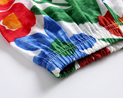 Baby Girl Floral Print O-Neck T-Shirt Combo Trousers Sets, MyKids-USA®, Baby & Toddler Outerwear, MyKids-USA -  -  -  -  -  -  - 