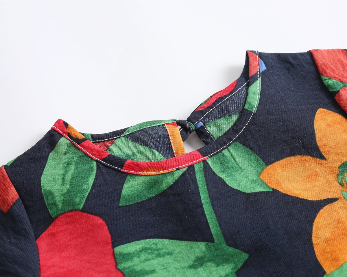 Baby Girl Floral Print O-Neck T-Shirt Combo Trousers Sets, MyKids-USA®, Baby & Toddler Outerwear, MyKids-USA -  -  -  -  -  -  - 