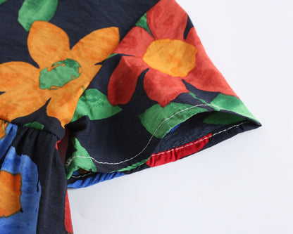 Baby Girl Floral Print O-Neck T-Shirt Combo Trousers Sets, MyKids-USA®, Baby & Toddler Outerwear, MyKids-USA -  -  -  -  -  -  - 