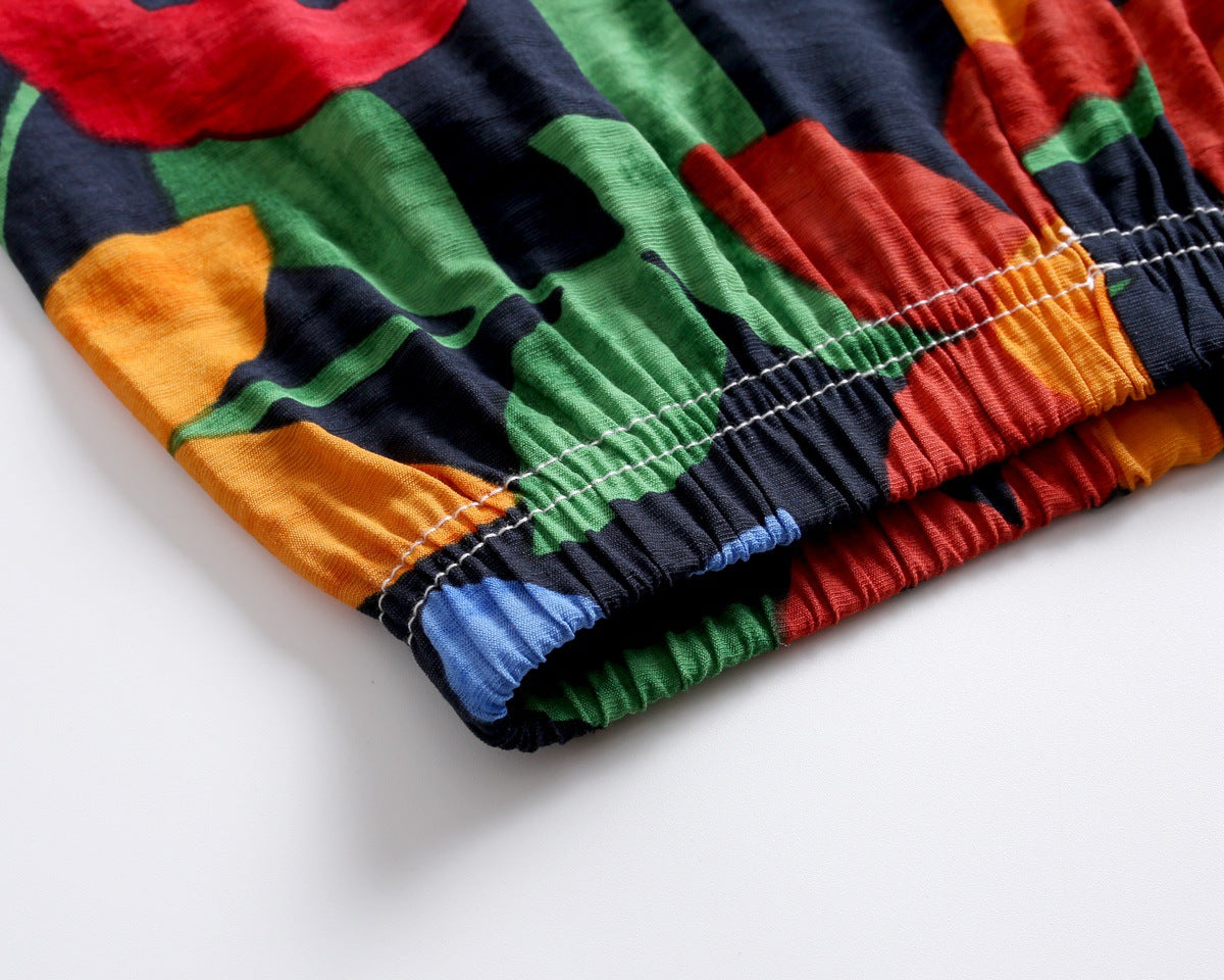 Baby Girl Floral Print O-Neck T-Shirt Combo Trousers Sets, MyKids-USA®, Baby & Toddler Outerwear, MyKids-USA -  -  -  -  -  -  - 