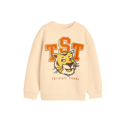 Baby Boy Tiger Print Pattern Long Sleeve Fashion Hoodie My Kids-USA