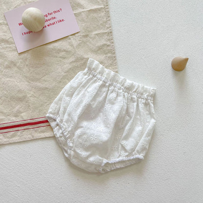 Baby Girls Solid Sleeve Top Combo Short Pants In Summer