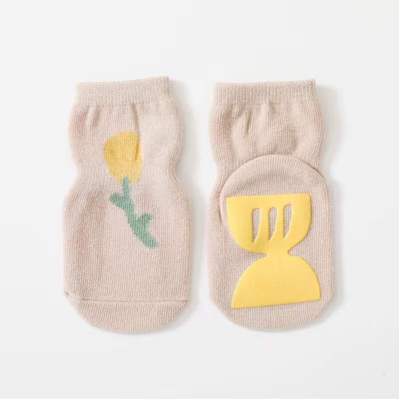 Baby Unisex Non-Slip Cartoon Pattern Socks In