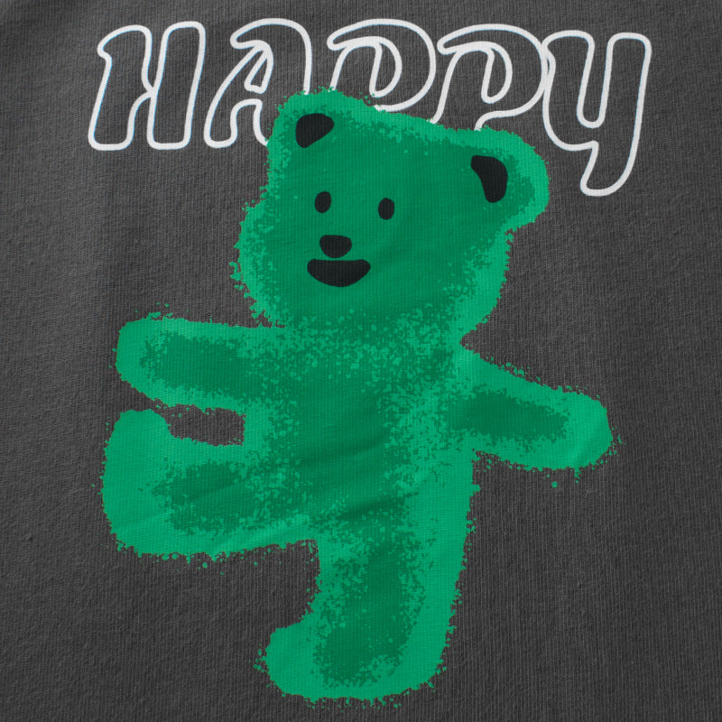 Baby Cartoon Bear Pattern Autumn New Style Shirt
