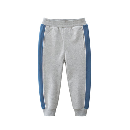 Boys Strips On Two-Side Sports Pants In Spring Autumn