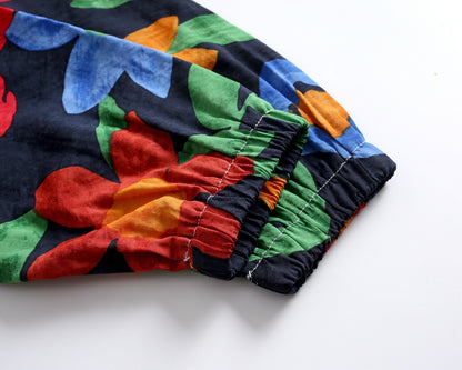 Baby Girl Floral Print O-Neck T-Shirt Combo Trousers Sets, MyKids-USA®, Baby & Toddler Outerwear, MyKids-USA -  -  -  -  -  -  - 