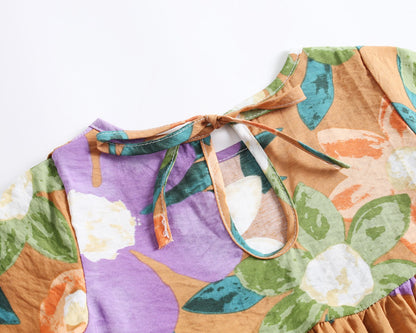 Baby Girl Floral Print O-Neck T-Shirt Combo Trousers Sets, MyKids-USA®, Baby & Toddler Outerwear, MyKids-USA -  -  -  -  -  -  - 