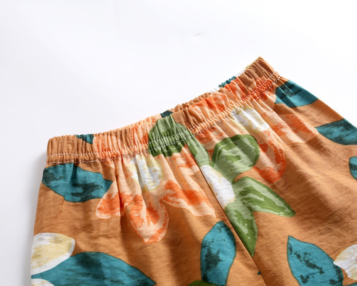 Baby Girl Floral Print O-Neck T-Shirt Combo Trousers Sets, MyKids-USA®, Baby & Toddler Outerwear, MyKids-USA -  -  -  -  -  -  - 