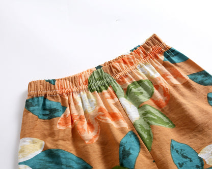 Baby Girl Floral Print O-Neck T-Shirt Combo Trousers Sets, MyKids-USA®, Baby & Toddler Outerwear, MyKids-USA -  -  -  -  -  -  - 