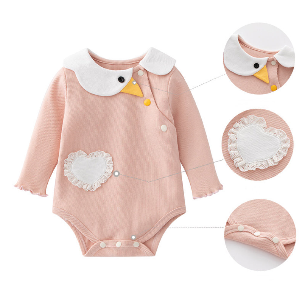 Baby Girl Cartoon Shape Long Sleeve Cute Onesies Bodysuit, MyKids-USA®, Baby One-Pieces, MyKids-USA -  -  -  -  -  -  - 