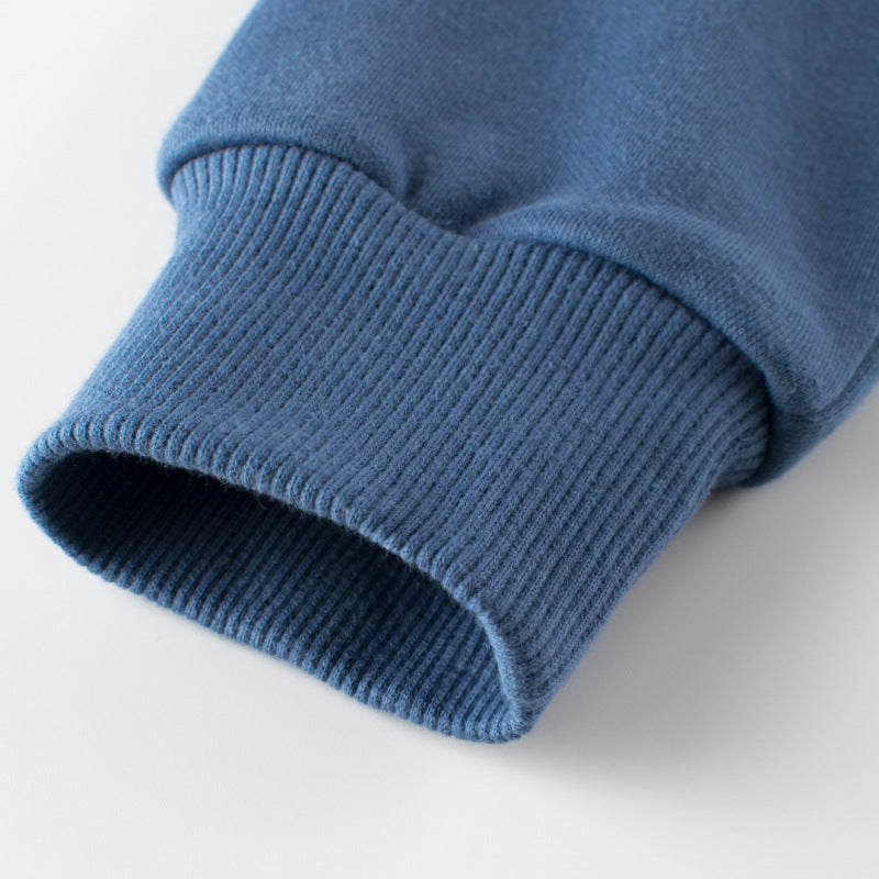 Baby Boy Slogan Pirnt Pattern Long Sleeve Pullover Thickened Hoodie, MyKids-USA®, Baby & Toddler Outerwear, MyKids-USA -  -  -  -  -  -  - 