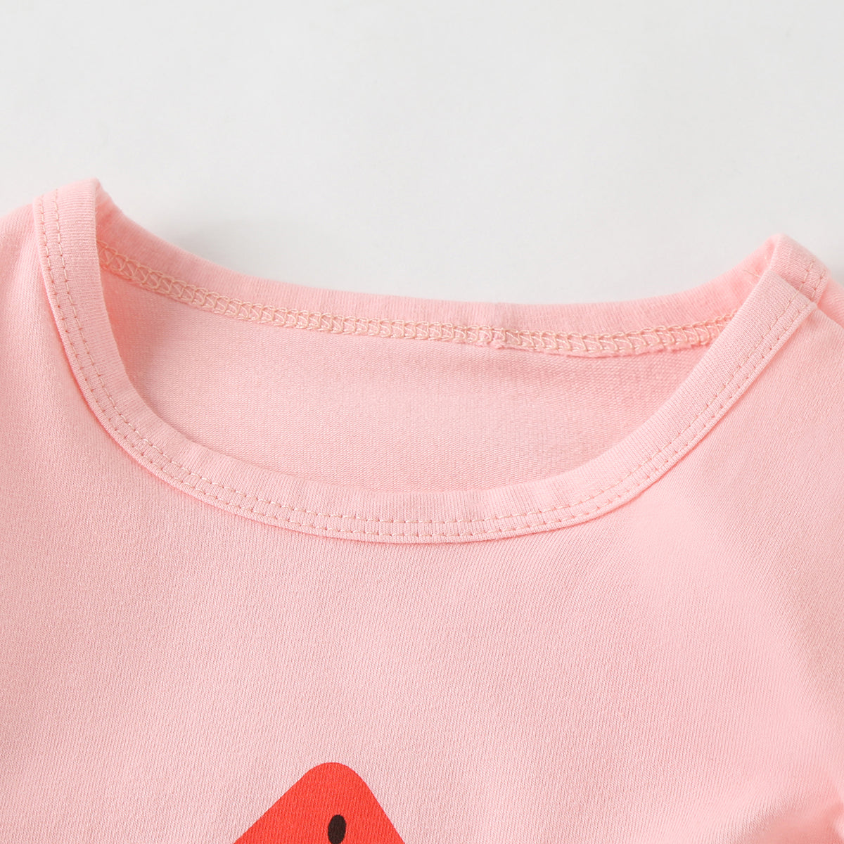 Baby Girl Fruit Pattern Short Sleeve Tops Combo Striped Graphic Triangle Shorts One Pieces Sets, MyKids-USA®, Baby & Toddler Outfits, MyKids-USA -  -  -  -  -  -  - 