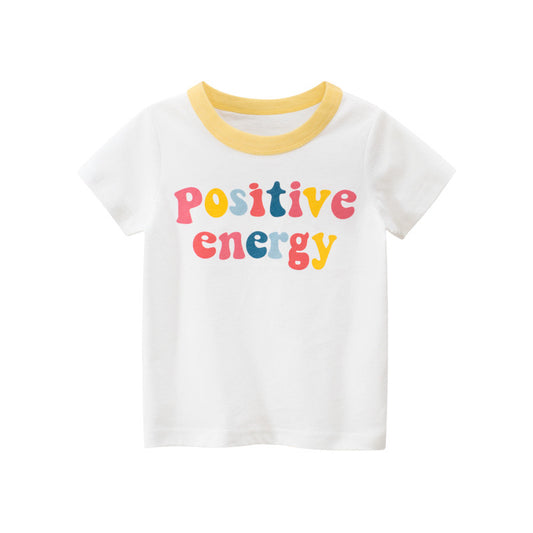 Baby Girl Slogan Graphic Fashion T-Shirt Summer Outfits