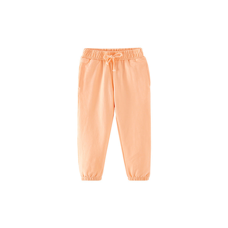 Baby Solid Color Basic Style Fashion Trousers In Autumn My Kids-USA
