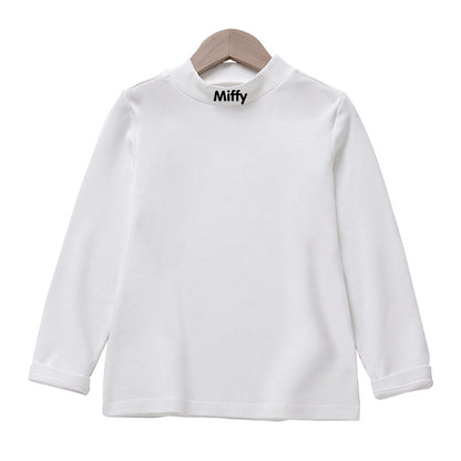 Baby Embroidered Pattern Solid Color Middle Collar Shirt