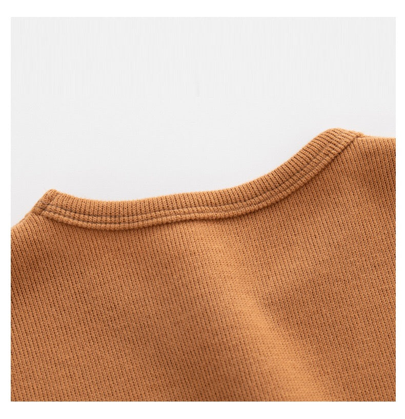 Baby Solid Color Long Sleeve Simple Style Basic Hoodie