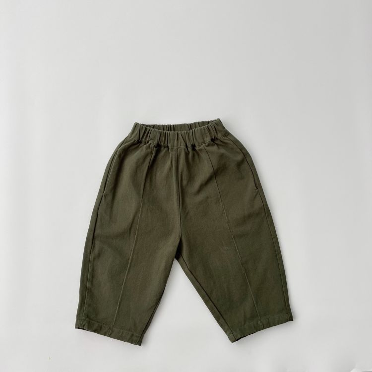 Baby Solid Color Spring Autumn Casual Fashion Carrot Pants My Kids-USA
