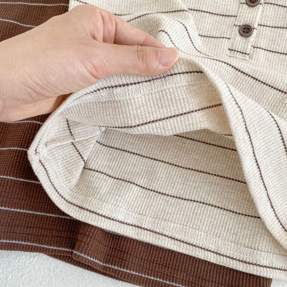 Baby Striped Pattern T-Shirt Shorts Casual Comfy Sets, MyKids-USA®, Baby & Toddler Outfits, MyKids-USA -  -  -  -  -  -  - 