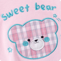 Baby Cartoon Bear Heart Fleece 2 Pieces Set