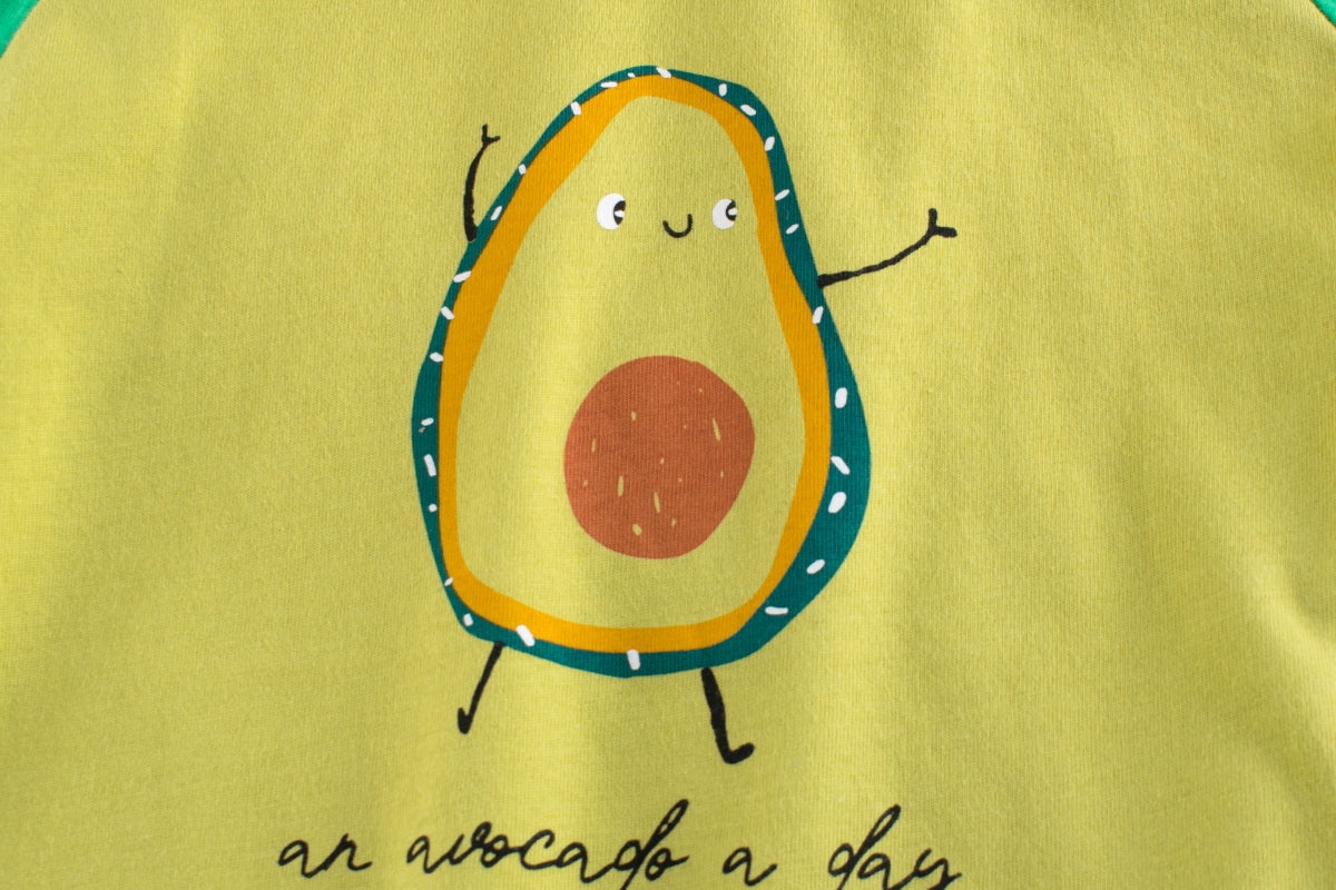 Baby Girls Fruit Print Short-Sleeved Tee-Shirt