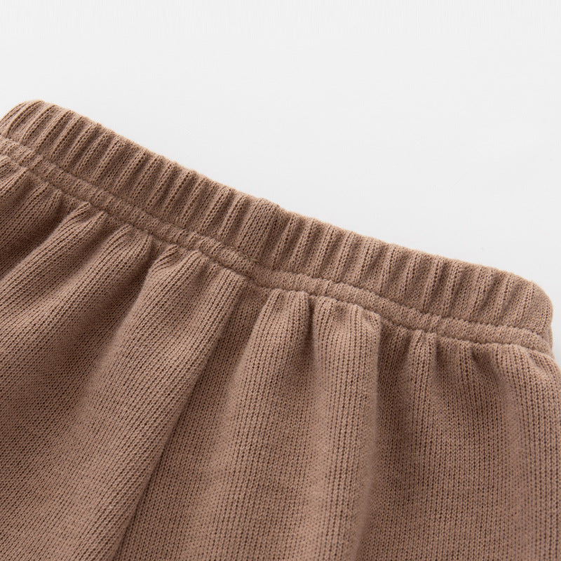 Baby Solid Color Soft Cotton Unisex Fashion Pants