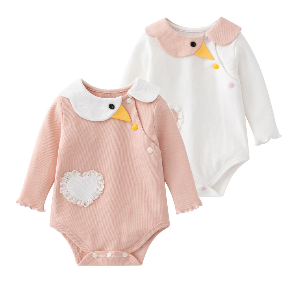 Baby Girl Cartoon Shape Long Sleeve Cute Onesies Bodysuit, MyKids-USA®, Baby One-Pieces, MyKids-USA -  -  -  -  -  -  - 