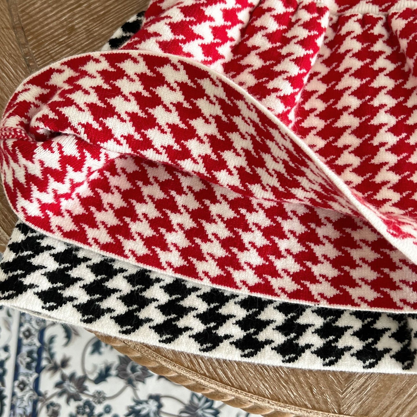 Baby Girl Hounds tooth Pattern Loose Long Sleeve Thickened Dress, MyKids-USA®, Baby & Toddler Dresses, MyKids-USA -  -  -  -  -  -  - 