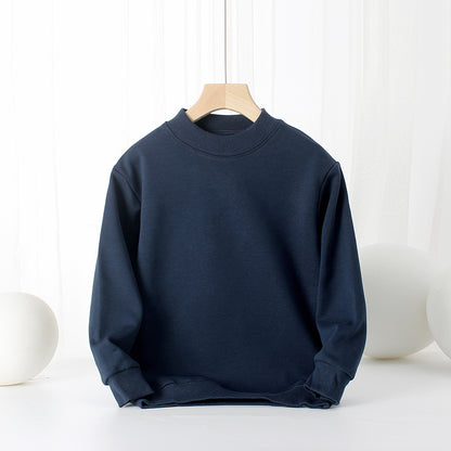 Baby Solid Color Thickened Autumn Basic Hoodies