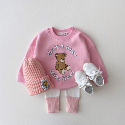 Baby Girl Candy Color Patchwork Design Tight Bottom Pants In Spring & Autumn Outfit Wearing
