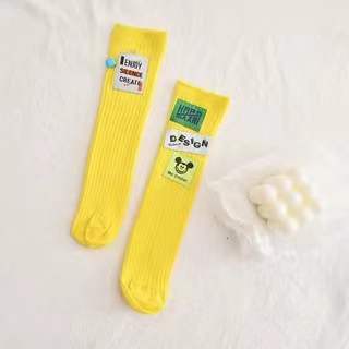 Mommy Baby One-Size Asymmetrical Style Middle Tube Socks
