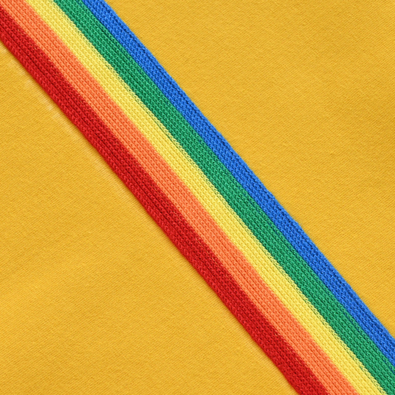 Baby Rainbow Print Pattern Pullover Long Sleeve Hoodies My Kids-USA