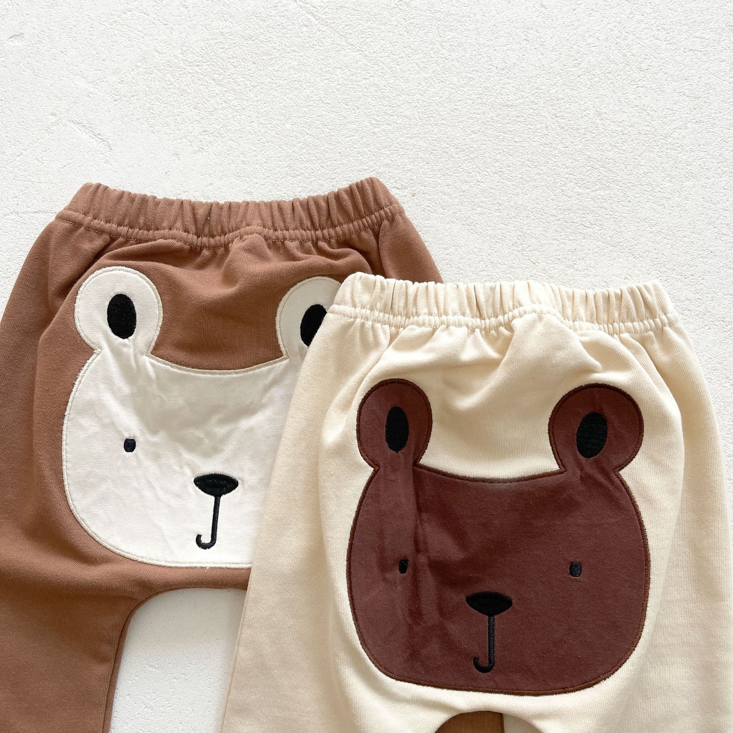 Baby Unisex Bear Print Backside Pants