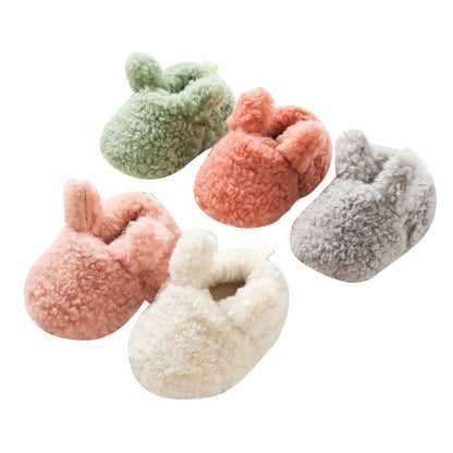 Baby Rabbit Style Plush Autumn Winter Non-Slips Fashion Shoes