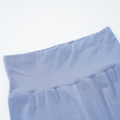 Baby 2pcs Solid Color Long sleeve Shirt And Pants Underwear Sets Pajamas My Kids-USA