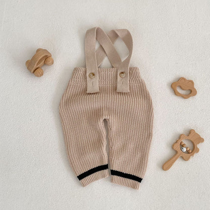 Conjuntos de cárdigan sin mangas de color sólido para bebé con mono combinado 