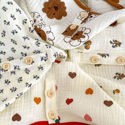 Baby Unisex Print Pattern Soft Cotton Comfy Summer Sets