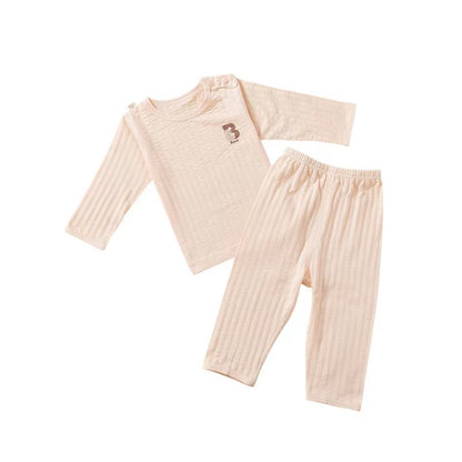 Baby Cartoon Print Long Sleeved Shirt Combo Pants Soft Sets Pajamas